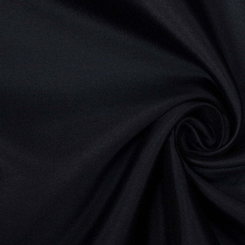 Silk Wool Twill - Midnight Blue - Premium Collection