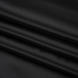 Silk Wool Twill - Jet Black - Premium Collection