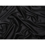Silk Wool Twill - Jet Black - Premium Collection