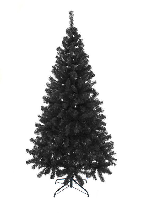 6.5 ft PVC Christmas Tree - Black