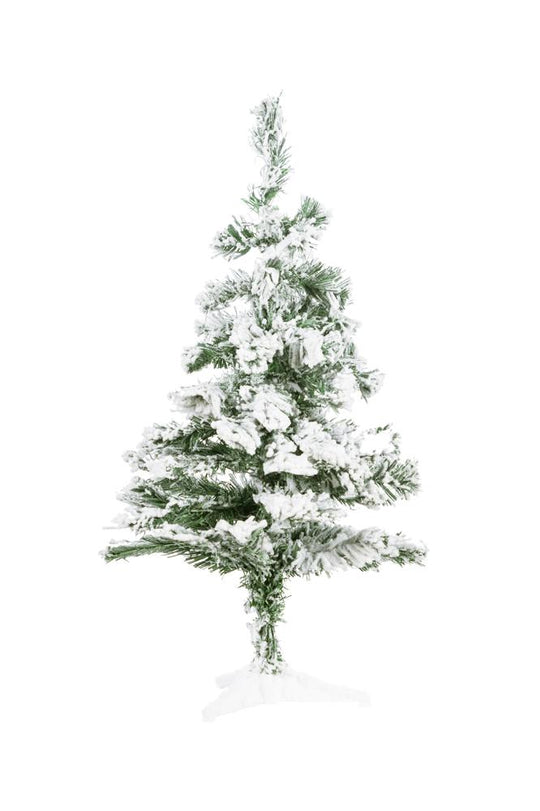 2' Snow Flocked Tabletop Tree