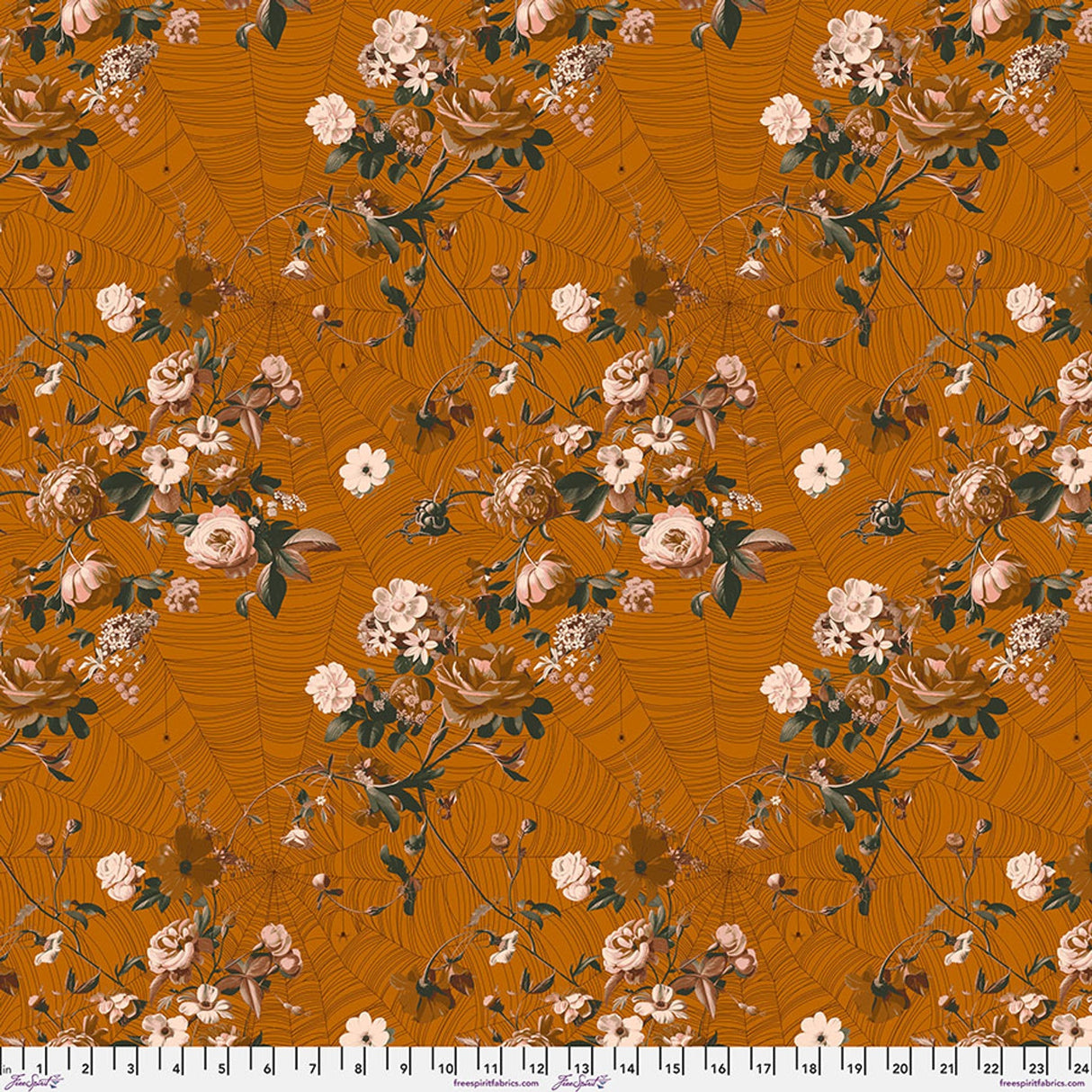 Cotton Fabric Enrapture Spice 44/45"