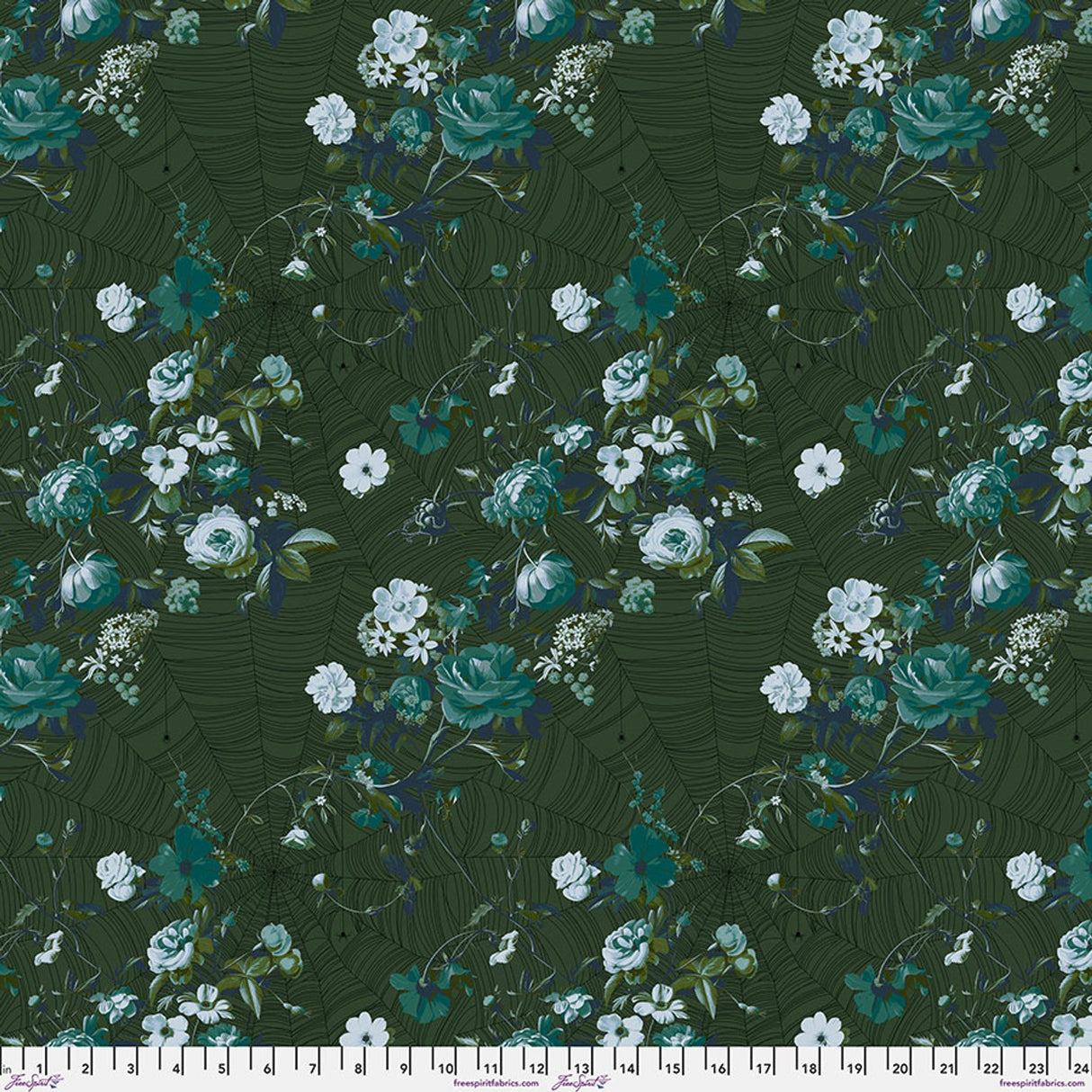 Cotton Print Fabric Enrapture Verdant 44/45"