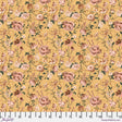 Cotton Print Fabric Enrapture Entwined Canary 44/45"