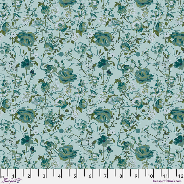 Cotton Fabric Enrapture Entwined Winterberry 44/45"