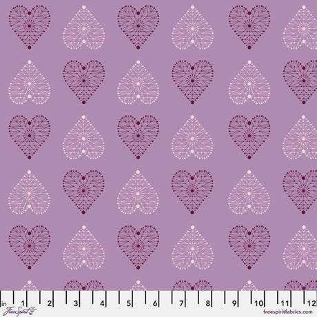 Cotton Fabric Amour Amethyst 44/45" Enrapture
