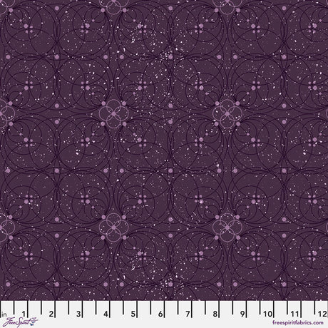 Cotton Print Fabric Enrapture Flourish Amethyst 44/45"