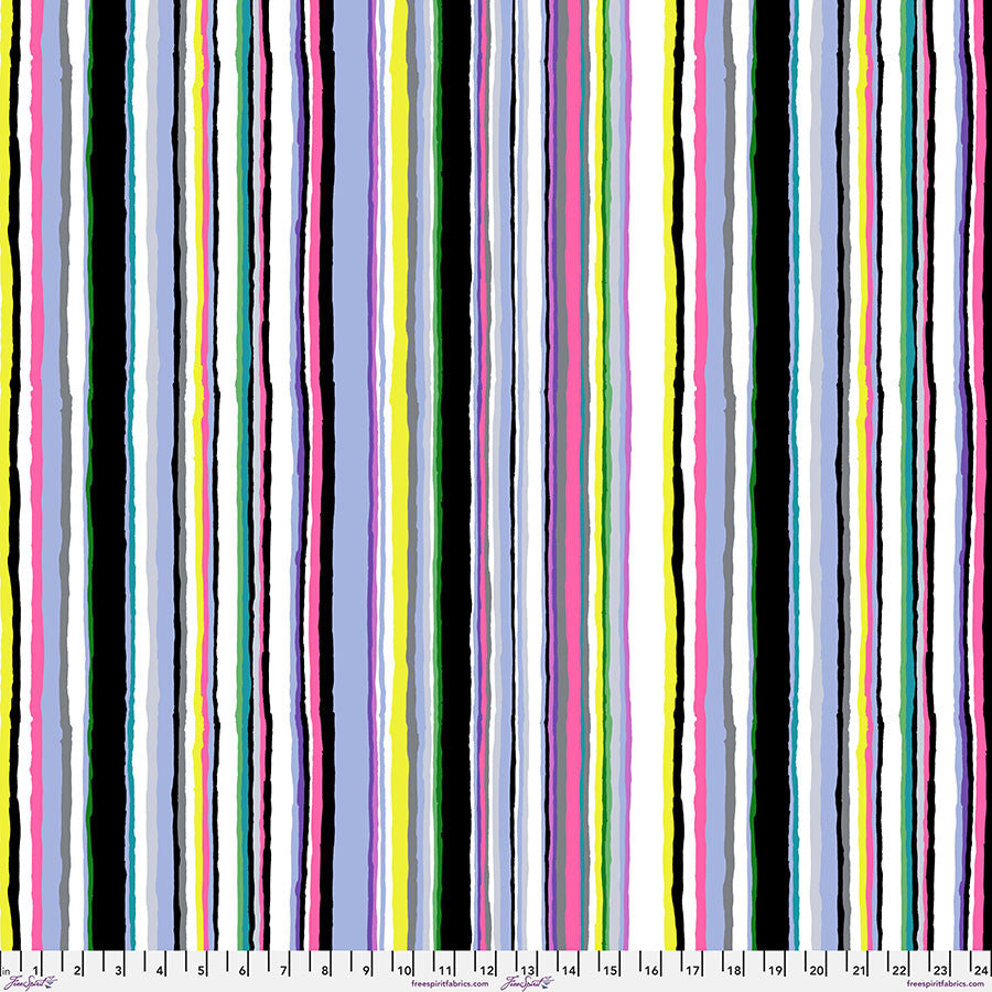 Cotton Print Echo Stripe Contrast Fabric 44/46"
