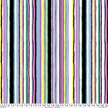 Cotton Print Echo Stripe Contrast Fabric 44/46"
