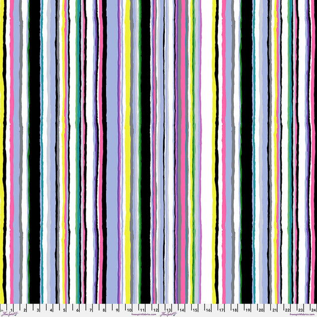 Cotton Print Echo Stripe Contrast Fabric 44/46"