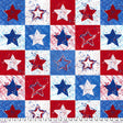 Cotton Print Serenity Stars Patriotic Americana Fabric 44/45"