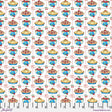 Cotton Fabric American as Cherry Pie White 44/45"