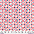 Cotton Print Fabric Red American Home Birthday 44/45"