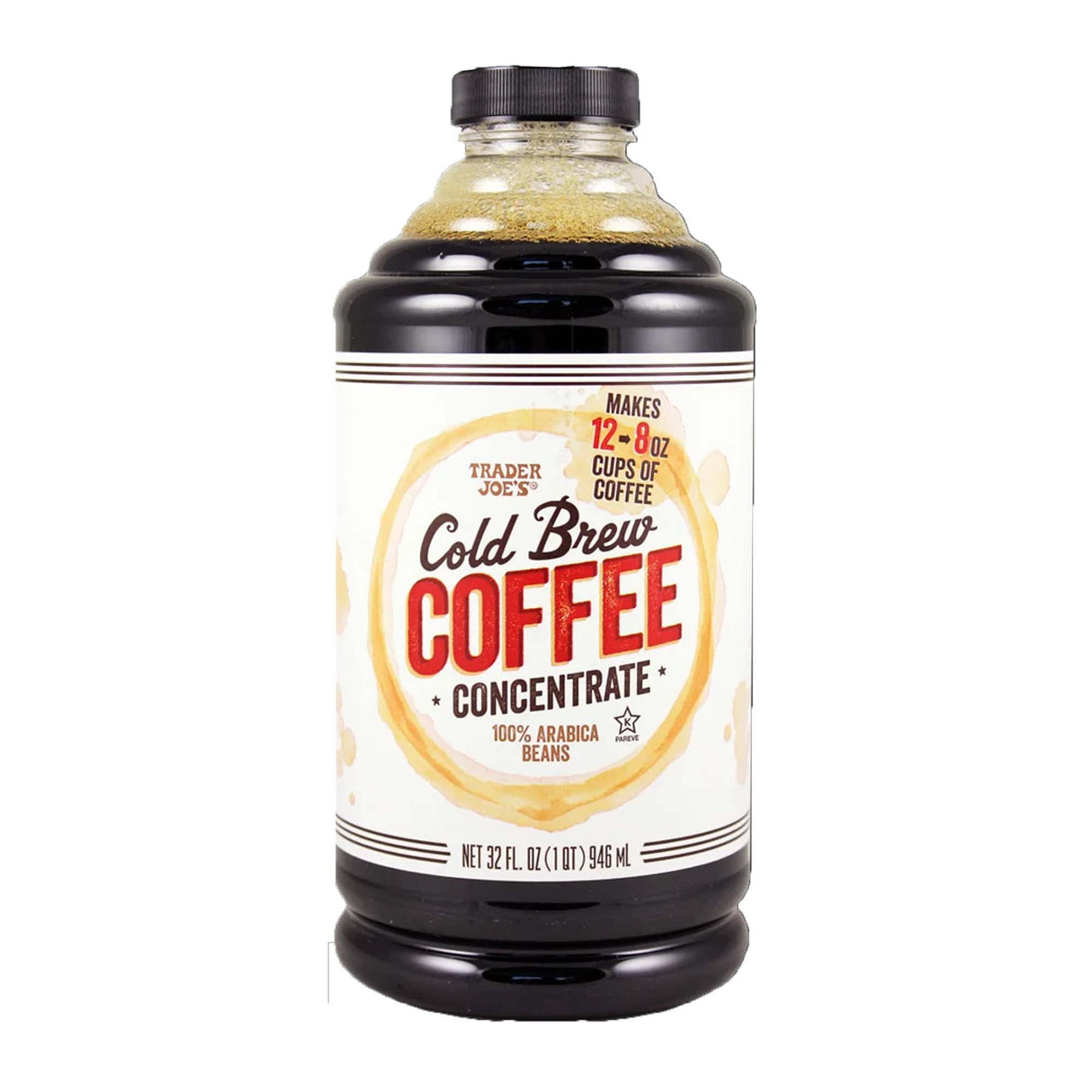 Trader Joe's Cold Brew Coffee Concentrate 100% Arabica Beans, 32 fl. oz.