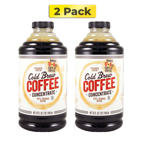 Trader Joe's Cold Brew Coffee Concentrate 100% Arabica Beans, 32 fl. oz.