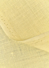 1 Yard Pale Yellow Softened Linen Fabric, Lightweight Solid 58 Inches Wide for Apparel and Home Décor
