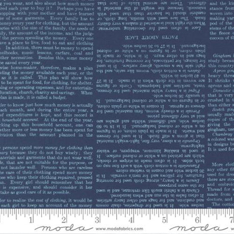 Cotton Fabric Paper Hamlet Midnight Book Pages 44/45"