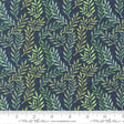 Cotton Fabric Paper Hamlet Midnight Leaves 44/45"