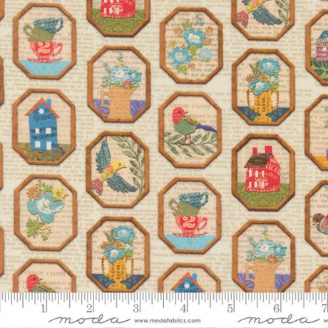 Cotton Fabric Paper Hamlet Paper Frames 44/45" Width