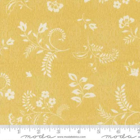 Cotton Print Parlor Boho Flowers Maize 44/45" Fabric