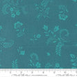 Cotton Print Parlor Boho Flowers Peacock 44/45" Fabric