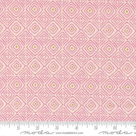 Cotton Print Parlor Diamonds Cream 44/45" Fabric