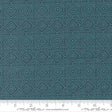 Cotton Print Parlor Diamonds Peacock Fabric 44/45"