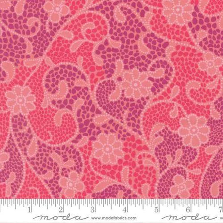 Cotton Print Fabric Parlor Good Vibes Only Rose 44/45