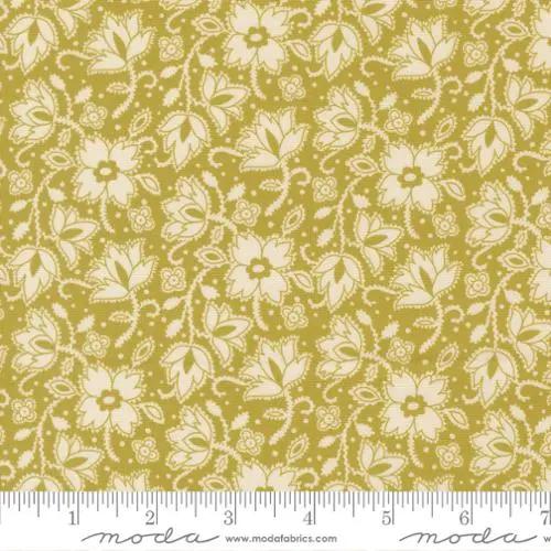 Cotton Print Fabric Parlor Soul Shine Pesto 44/45"