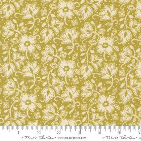 Cotton Print Fabric Parlor Soul Shine Pesto 44/45"