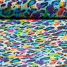 Party Animal Polyester Spandex Fabric - Holographic Foil Print, Hot Pink, Purple, Aqua, Lime Green, 54/56" Width (1 Yard)