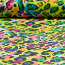 Foil Printed Spandex Party Animal Fabric