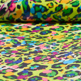 Foil Printed Spandex Party Animal Fabric
