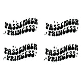 UV DTF Decal - Passenger Princess (4 Decals 2")