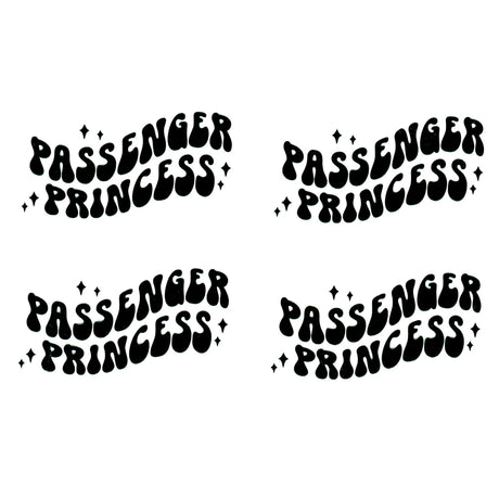UV DTF Decal - Passenger Princess (4 Decals 2")