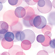 Cotton Wideback Fabric Purple Bubbles Lilac 108"