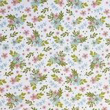 Poly Spandex Swimsuit Fabric Pastel Bouquets