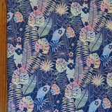 Swim Knit Recycled Nylon Spandex Pastel Tie Dye Jungle 4-Way Stretch