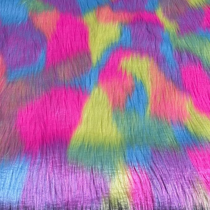 Faux Fur Fabric by the Yard Plush Long Pile