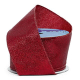Malibu Sands Wired Ribbon 2 1/2 '' X 10 yd Red Color 1 / ROLL