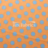 E-Z Dots Matte Nylon Spandex Fabric - Multicolor Polka Dots, 58/60" Width (1 Yard)