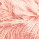 Faux Fur Fabric Round Shaggy 40-Inch Circular
