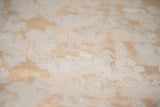 Peachy Clouds Metallic Brocade Fabric - Peachy Clouds, Metallic Finish (1 Yard)