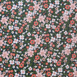 Swim Knit Peachy Keen Ditsy Floral Poly Spandex Fabric