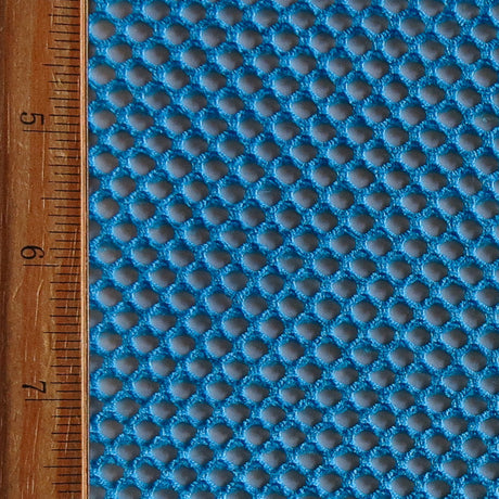Poly Spandex Mesh Fabric Peacock Diamond 4-Way Stretch