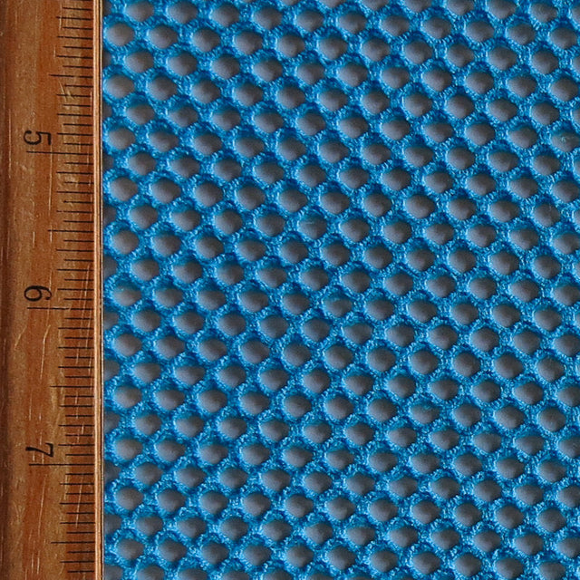 Poly Spandex Mesh Fabric Peacock Diamond 4-Way Stretch