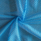 Poly Spandex Mesh Fabric Peacock Diamond 4-Way Stretch