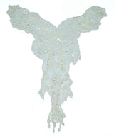 Beaded Sequins Applique 12x12 Dangling