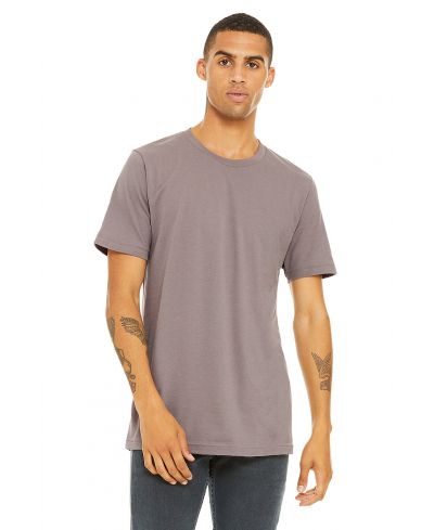 Bella Canvas 3001 Airlume Combed And Ring-Spun Cotton Fabric - Pebble, Crewneck, Short Sleeve, Unisex, 32 Single, 4.2 Oz, 6 Sizes (1 Piece)