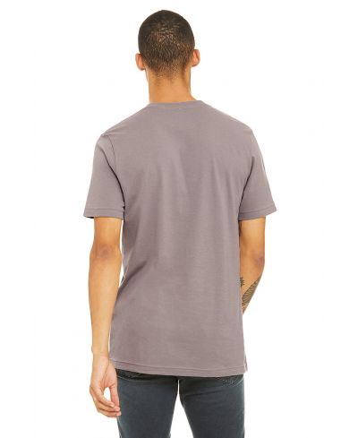 Bella Canvas 3001 Airlume Combed And Ring-Spun Cotton Fabric - Pebble, Crewneck, Short Sleeve, Unisex, 32 Single, 4.2 Oz, 6 Sizes (1 Piece)